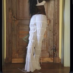 SOLD Mirror Palais Ruffle Tunnel Pants
